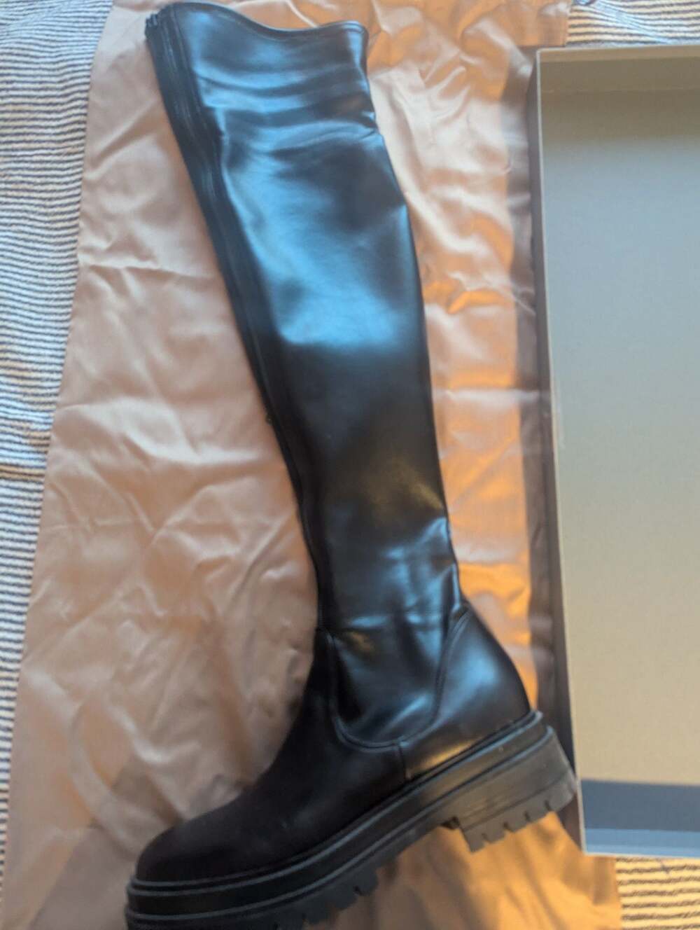 Gianvito Rossi Stretch Napa Over The Knee Boots Sz 7.5